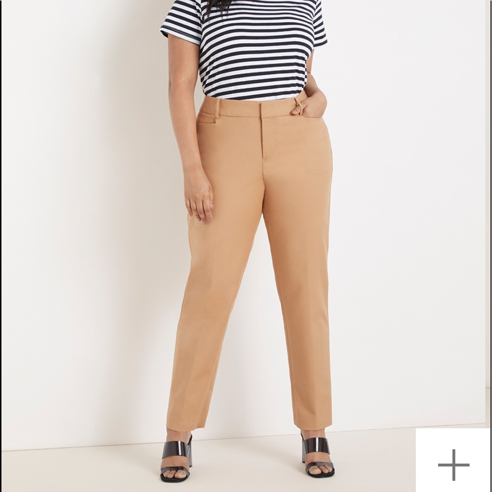 Eloquii Kady Fit Double-Weave Pant